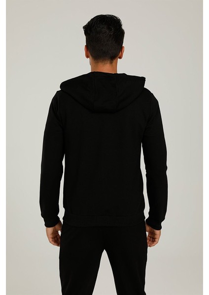 2KESWZY30902 Lumberjack SN72 Basic Hoodie Full Zip 1pr Kapsonlu On Fermua Siyah fiyatları