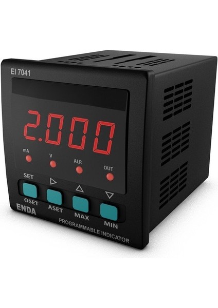 EI7041-UV Programlanabilir Proses Göstergesi 72X72MM 90-250V Ac 50/60Hz Enda