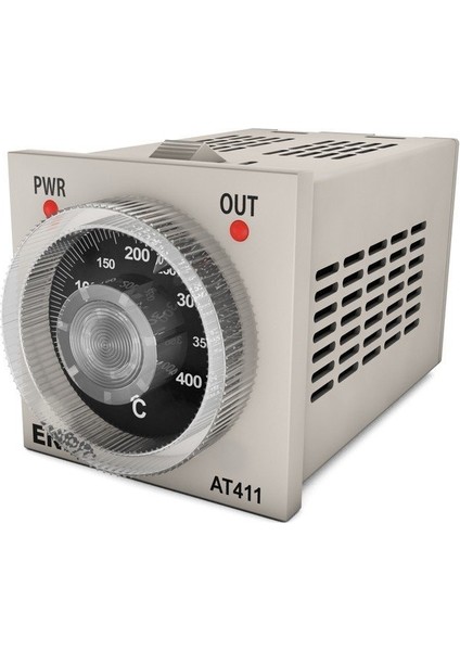AT411-230-S08-FE-400 On-Off Veya Zaman Oransal Analog Sıcaklık Kontrol 48X48MM 230V Ac +%10 -%20 Enda