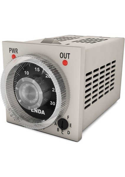 ATP4-UV-K07-03 Multi Fonksiyonlu Analog Zaman Rölesi Scala/0...3 90-250V Ac 50/60Hz Enda