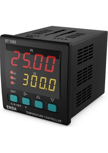 ET7420-UV Pıd Dijital Termostat 72X72MM 90-250V Ac 50/60Hz Enda