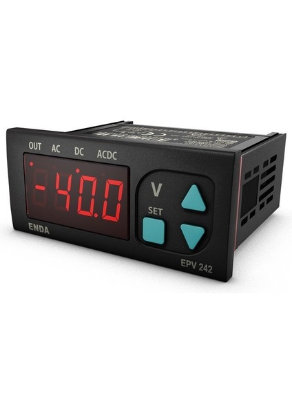 EPV242-UV Dijital Voltmetre 77X35MM 90-250V Ac 50/60Hz Enda