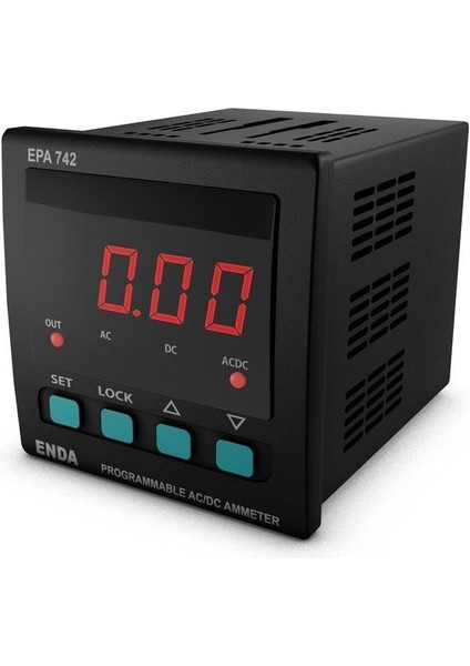 EPA742-LV Dijital Ampermetre 72X72MM 10-30V Dc / 8-24V Ac Enda