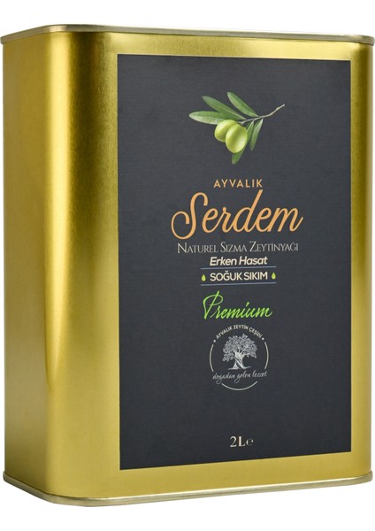 Erken Hasat Soğuk Sıkım Naturel Sızma Zeytinyağı Filtresiz (2 lt.)