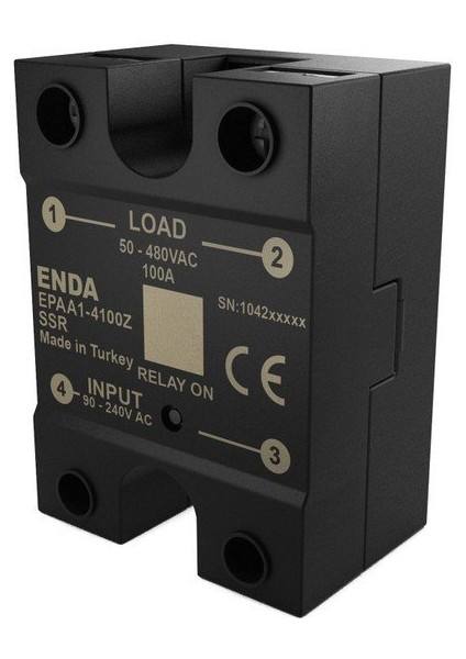 EPAA1-425Z Panel Montaj Ssr 25A Input 90-240V Ac Output 20-480V Ac Enda