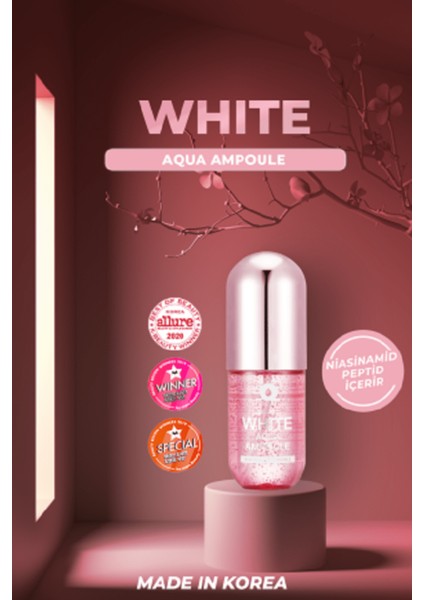 Gıınsu Niasinamid Içeren Leke ve Iz Karşıtı Aydınlatıcı White Aqua Ampoule Cilt Serumu Hızlı Etki Kore Beauty fiyatları