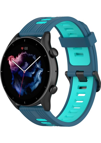 Amazfit Gtr 3 / Gtr 3 Pro / Gtr 2 Mavi Nane Yeşil