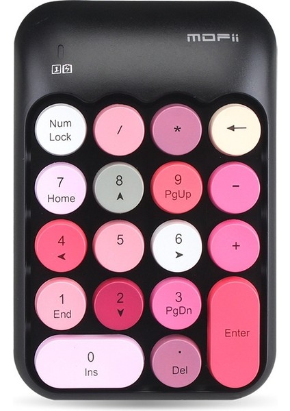 Mofıı X910 2.4g Kablosuz Dijital Klavye - Siyah (Yurt Dışından)