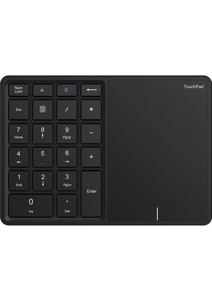 BT14 Bluetooth 2.4g Çift Modlu Kablosuz Numerik Tuş Takımı - Siyah (Yurt Dışından)