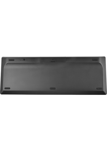 168 2.4g Bluetooth Çift Modu Kablosuz Klavye - Siyah (Yurt Dışından)