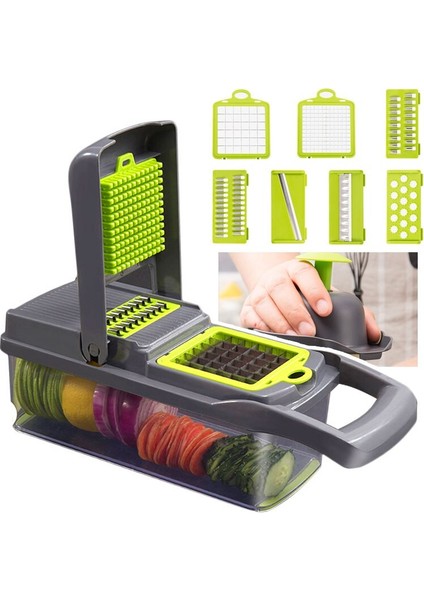Çok Fonksiyonlu Sebze Rendesi, Sebzeleri Soymak ve Dilimlemek Için Soyucu, Paslanmaz Çelik Bıçak, Mutfak Aleti, Manuel Dilimleyici fırsatları