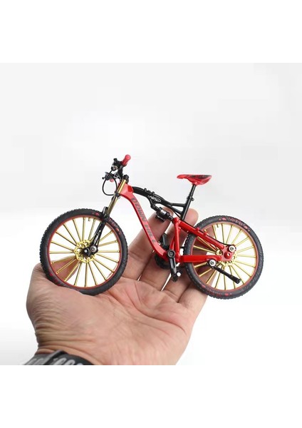 Mini 1:10 Alaşım Model Bisiklet Diecast Metal Parmak Dağ Bisikleti Yarışı Simülasyon Yetişkin Koleksiyonu Oyuncaklar Çocuklar Için