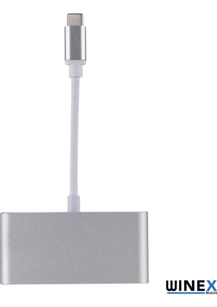 4in1 65W Type-C USB Çoğaltıcı Adaptör Port Hub 3xusba Giriş 1 Pd Giriş modelleri