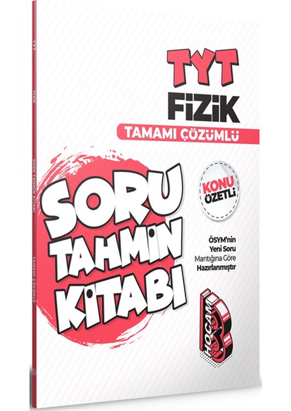 Benim Hocam Yayınları TYT Fizik Konu Özetli ve Tamamı Çözümlü Soru Tahmin Kitabı