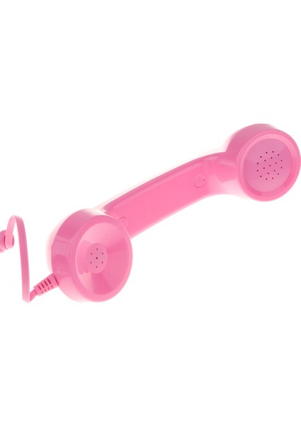 3.5mm Retro Telefon Ahizesi - Pembe (Yurt Dışından)