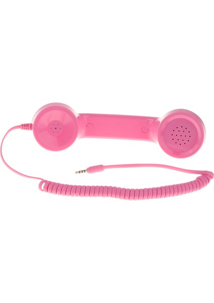 3.5mm Retro Telefon Ahizesi - Pembe (Yurt Dışından)
