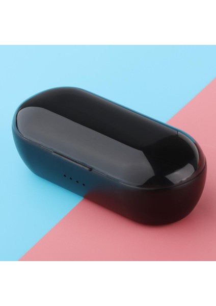 Bluetooth 5.0 Kablosuz Kulaklık Kablosuz Şarj Kılıfı - Siyah (Yurt Dışından) modelleri