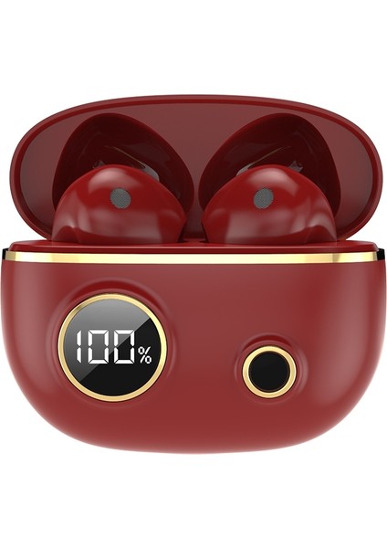 PRO100 9d Stereo Bluetooth Kulaklık Kırmızı (Yurt Dışından)