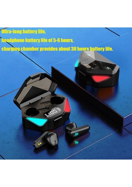 TWS-Y04 Tws Bluetooth Oyun Için Kulaklık Siyah (Yurt Dışından)