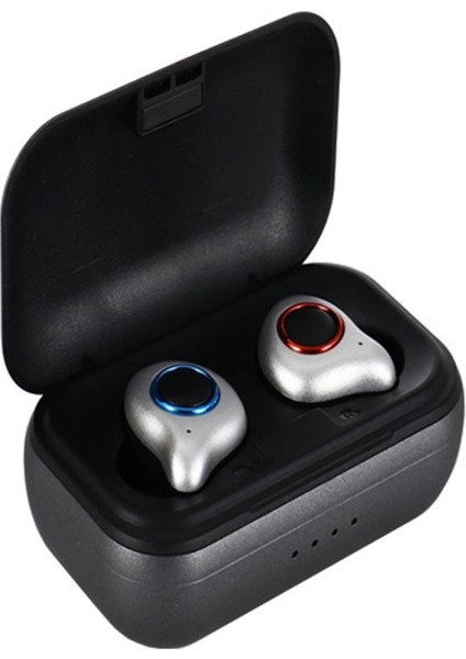 Tws5 Binaural Stereo Tws5.0 Bluetooth Kulaklık Gri (Yurt Dışından)