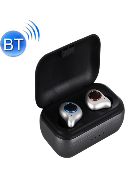 Tws5 Binaural Stereo Tws5.0 Bluetooth Kulaklık Gri (Yurt Dışından)