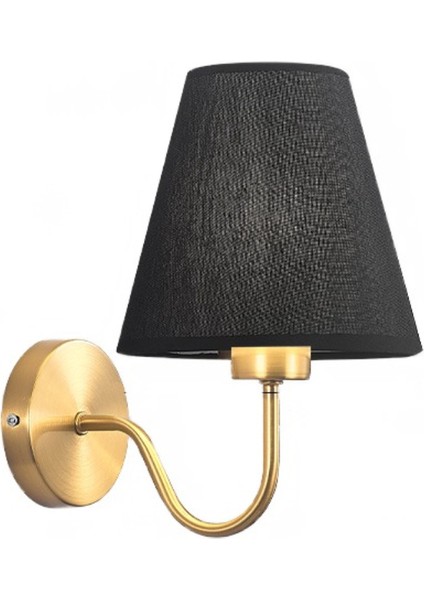 Kapalı Duvar Lambası, Kumaş, Yaratıcı Basitlik Modern Tarzı, 4018 Bakır Rengi (Yurt Dışından)