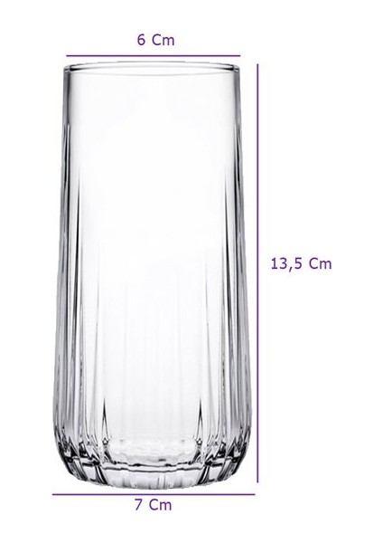 Nova 6'lı Meşrubat Bardak