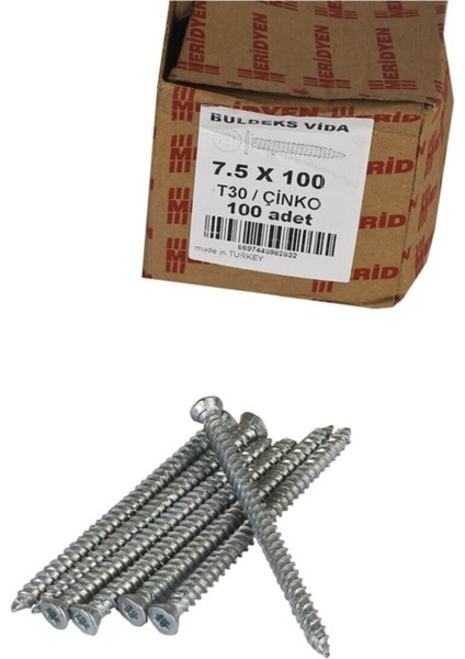 Buldex Vida 7.5 x 100 mm - 100 Adet