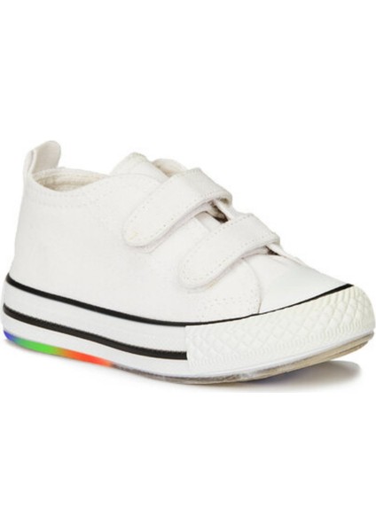 Pino Kız/erkek Çocuk Işıklı Beyaz Sneaker Bebe Patik Spor Ayakkabı 925.P20Y.150 / 925.B20Y.150 modelleri