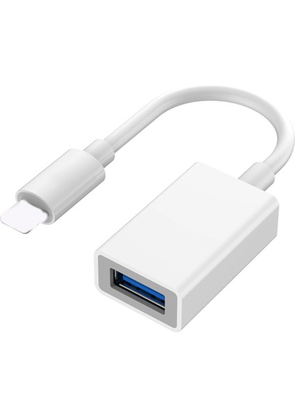 Lightning To USB Kamera Klavye Mouse Dönüştürücü Adaptör