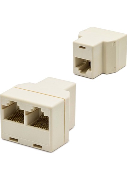 HN4558 Adaptör F RJ45 To F 2RJ45