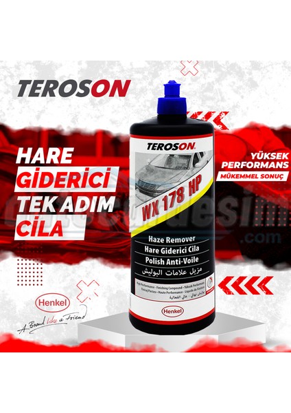 Wx 178 Hp Silikonsuz Boya Koruyucu Hare Giderici Cila 1lt