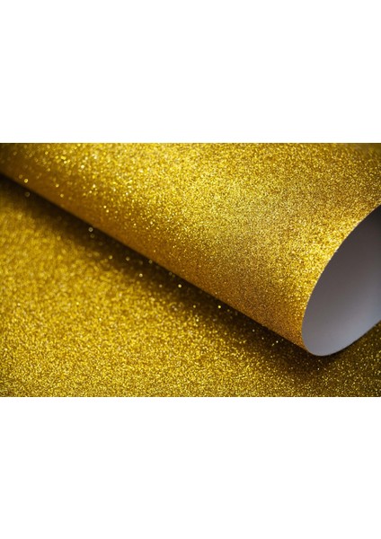 Simli Fon Karton 200 gr 50X70 Altın Sarı