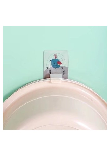 1 Adet Renk Stili Rastgele Duvar Güçlü Kancalar Banyo Depolama Için Kendinden Yapışkanlı Kalıplama Duvara Monte Çok Fonksiyonlu Lavabo Rafı Duvarda Temizlikçi (Yurt Dışından)
