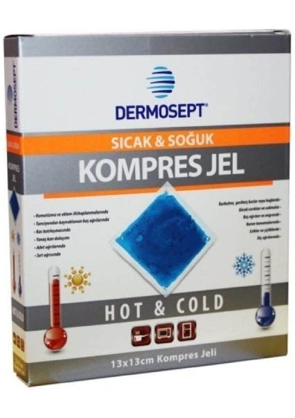 Dermosept Sıcak Soğuk Termo Jel Kompres Buz Jel - S Beden