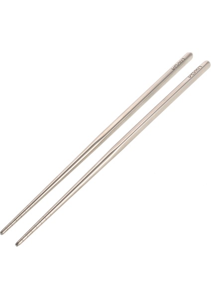 1 Çift Titanyum Chopstick - Gümüş (Yurt Dışından)