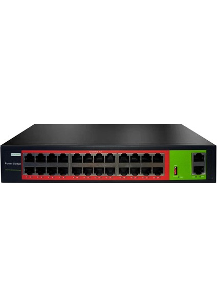 POE-2420-260W 24 Port 10/100 2x Gigabit RJ45 Uplink 260W Poe Switch