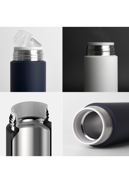 Mijia 350 ML Paslanmaz Çelik Termos - Siyah (Yurt Dışından)
