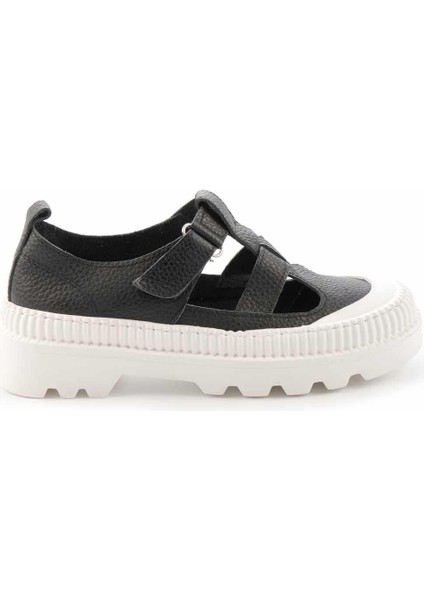 Siyah Leather Kadın Casual Ayakkabı K011220006