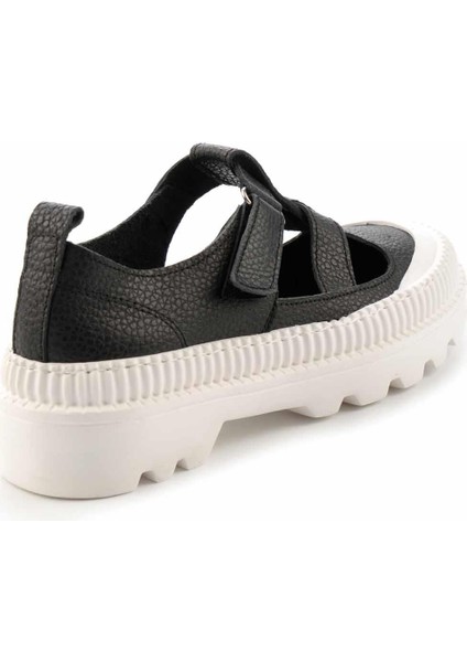 Siyah Leather Kadın Casual Ayakkabı K011220006
