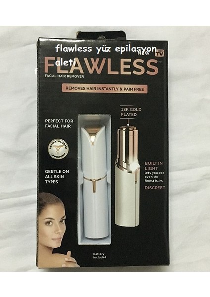 Flawless Yüz Tüy Temizleyici Epilasyon Aleti