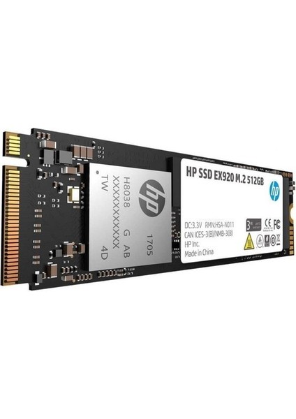 Hp EX920 2YY46AA 3200-1600MB/s 512 GB M.2 NVMe internal Ssd Disk