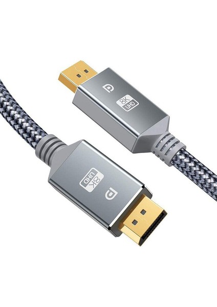 8k Displayport Kablo 2 Metre