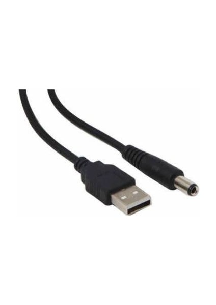 USB To 5.5*2.1 mm / USB To 5.5x2.1mm Güç Kablosu USB Power