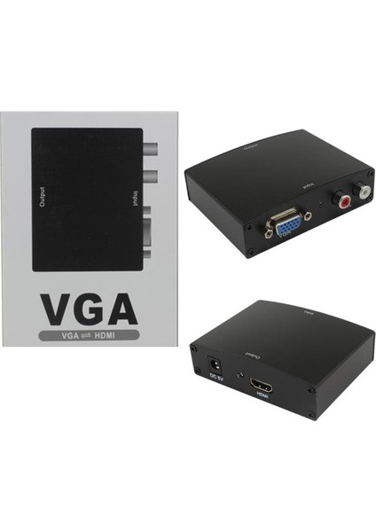 VGA To Hdmı Dönüştürücü Adaptörlü