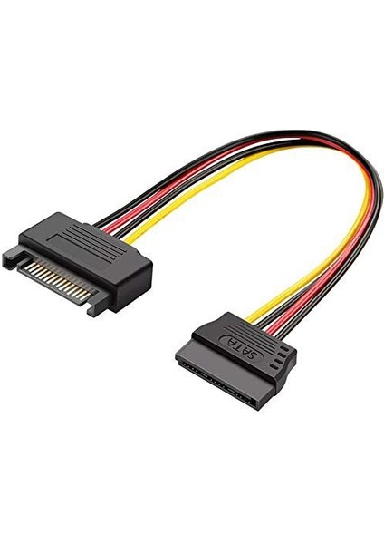 Sata Power Kablo 18 Awg 30 cm Sata Uzatma Kablosu