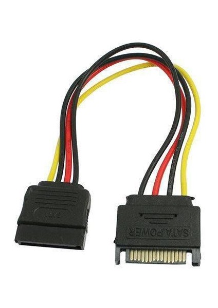 Sata Power Kablo 18 Awg 30 cm Sata Uzatma Kablosu