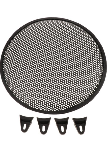 12 Inç Araba Hoparlör Çelik Örgü Alt Woofer Subwoofer Izgara Kapağı 4 Vidalı fiyatları