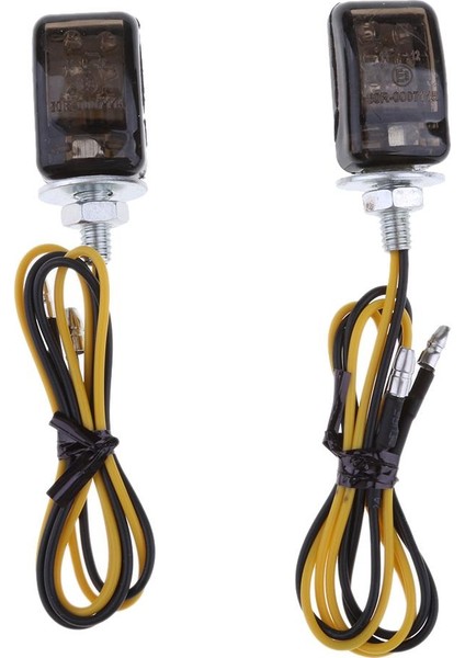 LED Siyah Mikro Mini Minik Küçük Göstergeler Dönüş Sinyalleri Motosiklet Motosiklet