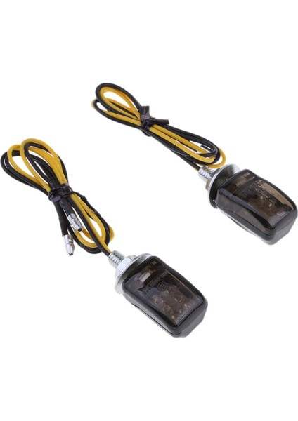 LED Siyah Mikro Mini Minik Küçük Göstergeler Dönüş Sinyalleri Motosiklet Motosiklet